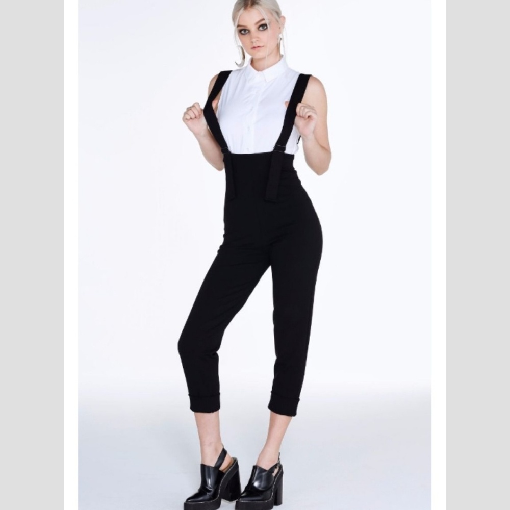 BlackMilk Push It Ultra High Waist Overalls 1.0 S